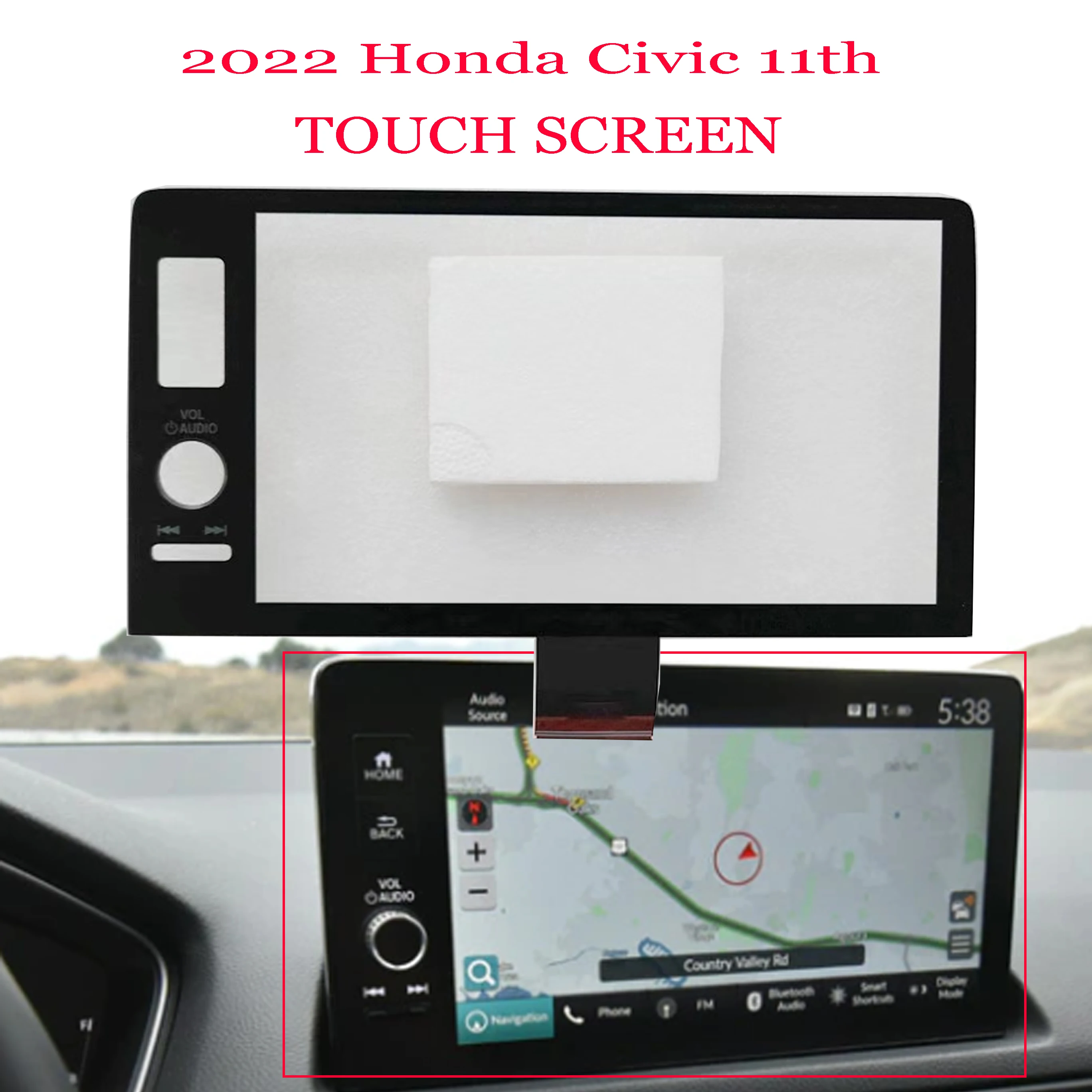 Новый сенсорный экран дигитайзер для 2022 Honda Civic 11th DVD GPS навигация Авто 2022 Honda Civic TM090JVKQ01
Новый сенсорный экран дигитайзер для 2022 Honda Civic 11th DVD GPS навигация Авто 2022 Honda Civic TM090JVKQ01