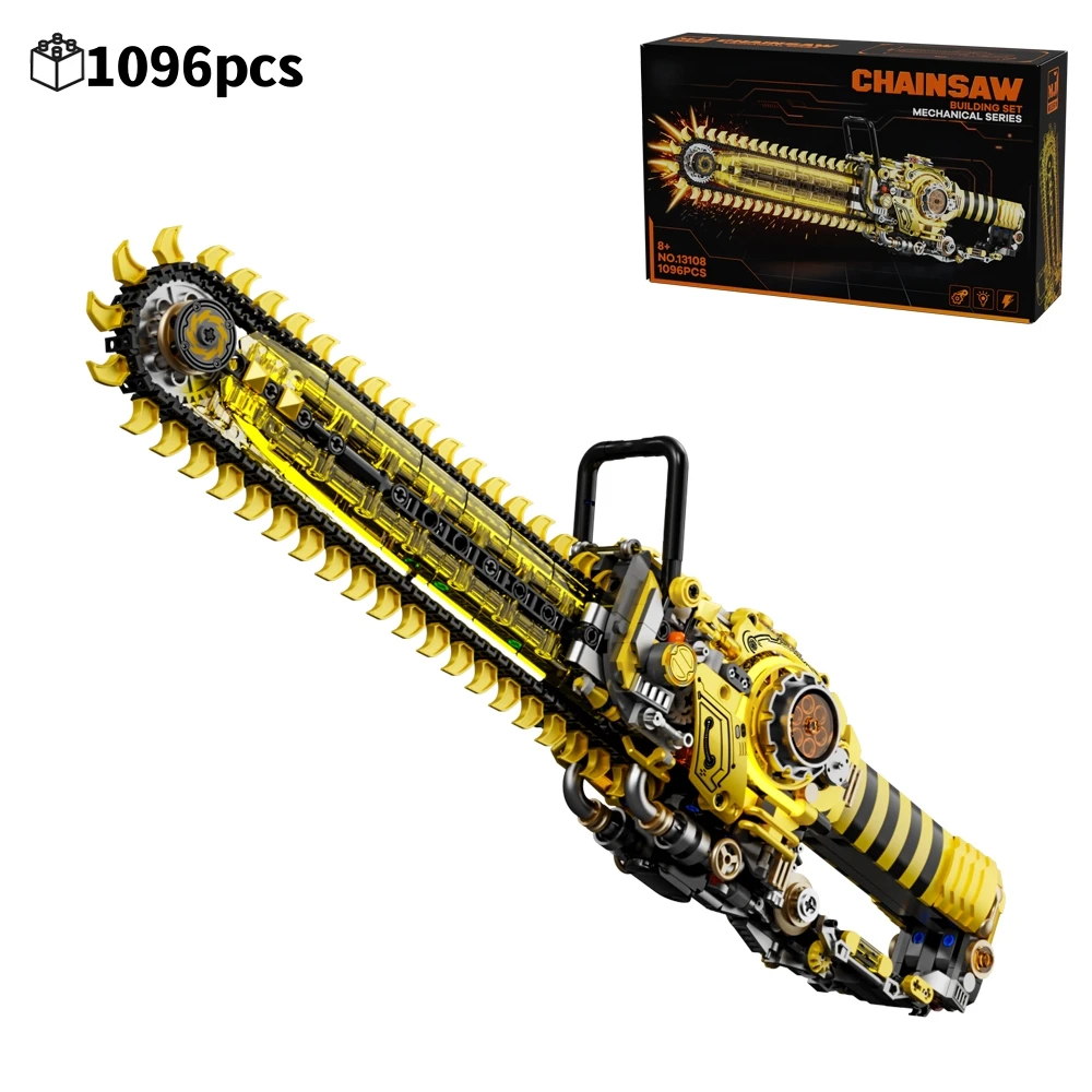 2026 Mechanical Chainsaw Building Blocks Set MOC Assembly Bricks with Light Desktop Ornament Construction Toy Gift for Kids
2026 Mechanical Chainsaw Building Blocks Set MOC Assembly Bricks with Light Desktop Ornament Construction Toy Gift for Kids