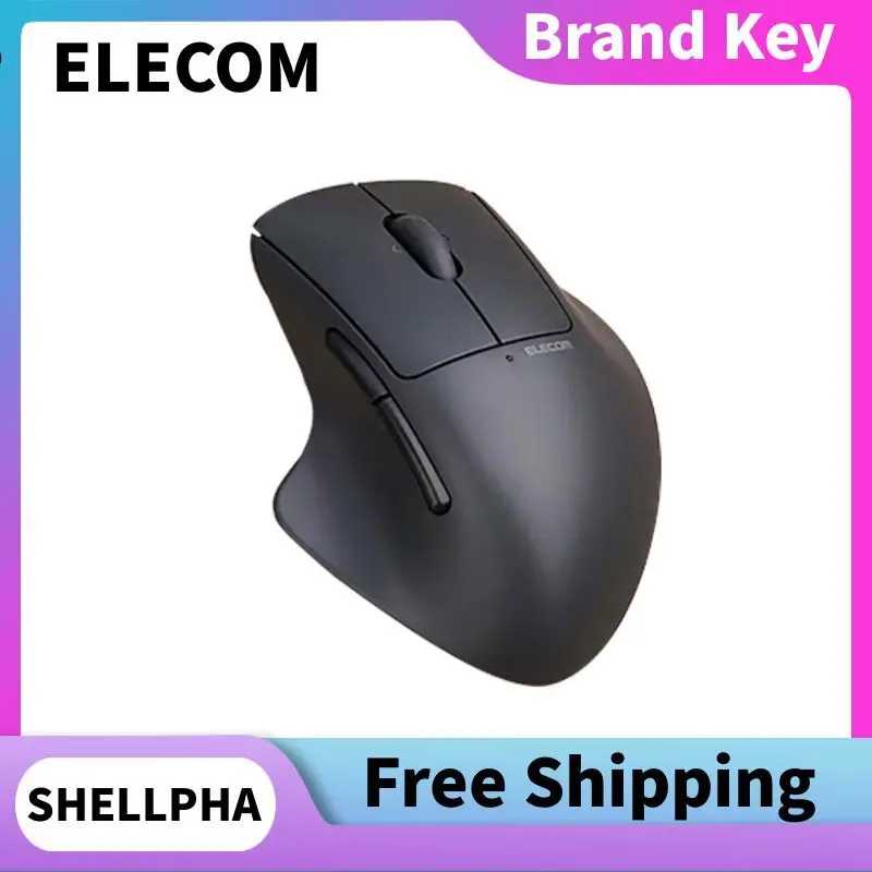 ELECOM SHELLPHA Wireless Bluetooth Dual-mode Silent Keyboard BLUE LED Sensor 2000 DPI Customizable Bluetooth Gaming Mouse