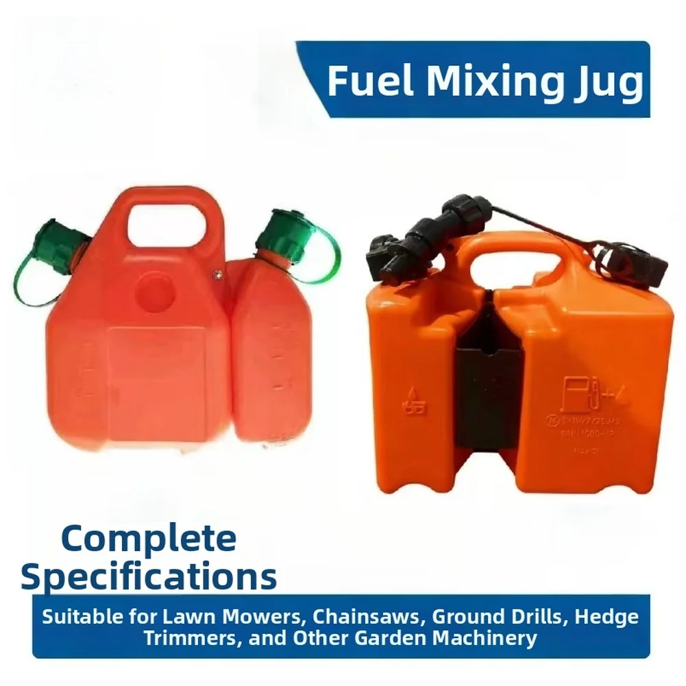 6L 5L 2L 2.5L Oil Mixing Bottle For Chainsaw Brush Cutter Trimmer With Multiple Nozzles Suitable For Chainsaws, Grass Trimmers
6L 5L 2L 2.5L Oil Mixing Bottle For Chainsaw Brush Cutter Trimmer With Multiple Nozzles Suitable For Chainsaws, Grass Trimmers
