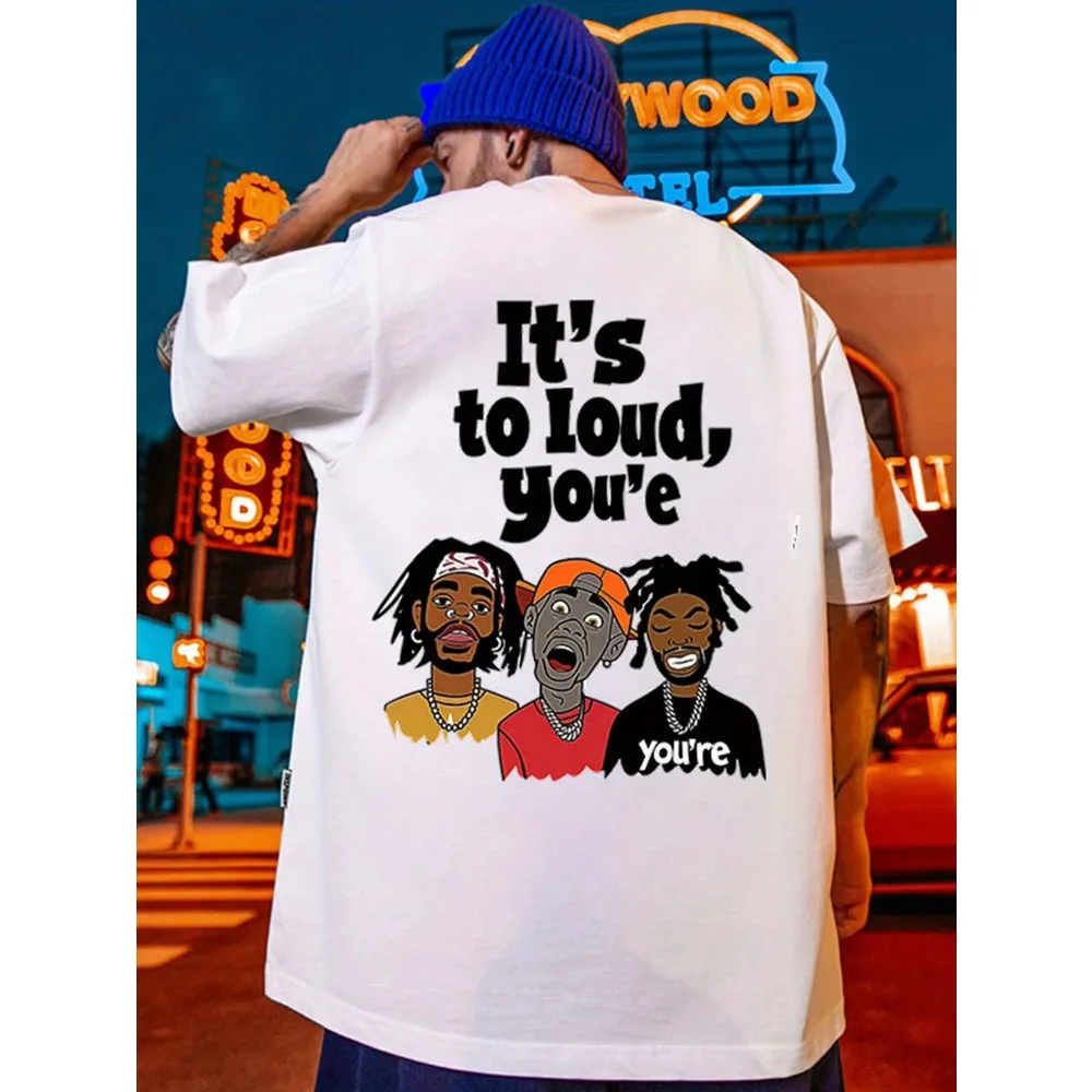 Fun pattern T-shirt men and women summer sweat-absorbing breathable short sleeve casual fashion trend
Fun pattern T-shirt men and women summer sweat-absorbing breathable short sleeve casual fashion trend