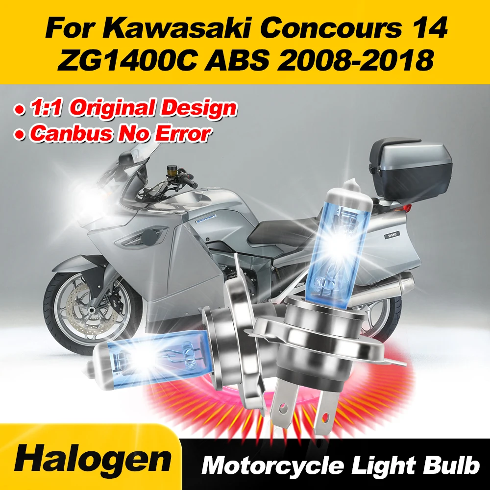 Halogen Headlight Bulbs 20000LM Super Bright Motorcycle Lights 12V For Kawasaki Concours 14 ZG1400C ABS 2008-2015 2016 2017 2018
Halogen Headlight Bulbs 20000LM Super Bright Motorcycle Lights 12V For Kawasaki Concours 14 ZG1400C ABS 2008-2015 2016 2017 2018