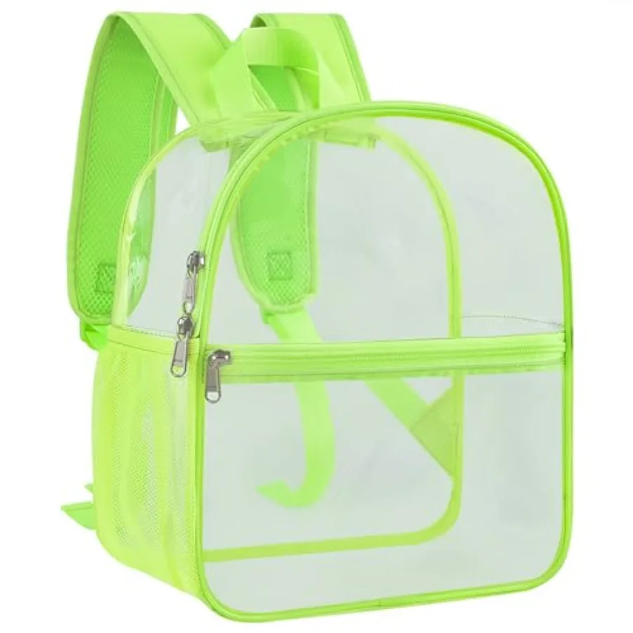 Clear Backpack Stadium Approved 12×12×6 with Reinforced and Wider Shoulder Straps, Small Clear Bag for Schools, Concerts, Work,
Clear Backpack Stadium Approved 12×12×6 with Reinforced and Wider Shoulder Straps, Small Clear Bag for Schools, Concerts, Work,