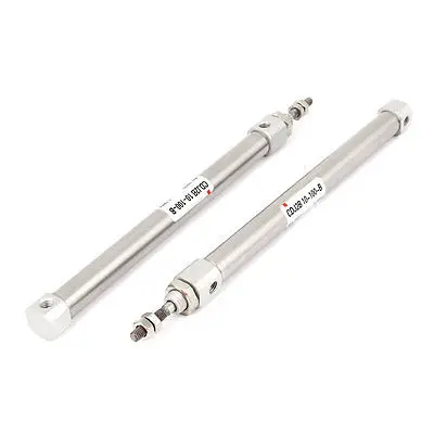 2pcs CDJ2B 10-100-B 10mm Bore 100mm Stroke Piston Rod Dual Action Air Cylinder CDJ2B10-100B
2pcs CDJ2B 10-100-B 10mm Bore 100mm Stroke Piston Rod Dual Action Air Cylinder CDJ2B10-100B
