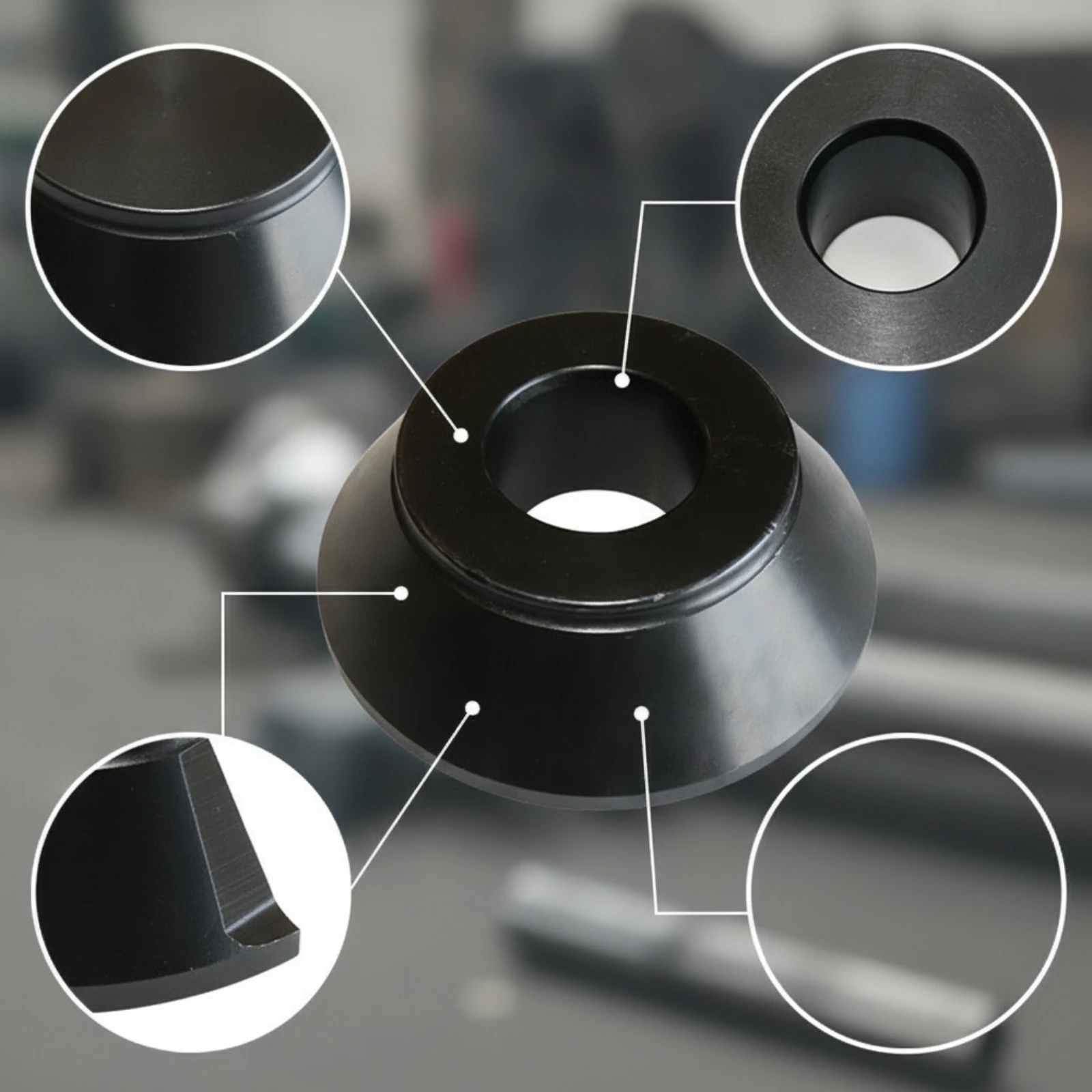 Wheel Balancer Cone Tapered Wheel Balancing Cone Steel Rigid for Mechanics, Tire Shops, Garage
Wheel Balancer Cone Tapered Wheel Balancing Cone Steel Rigid for Mechanics, Tire Shops, Garage