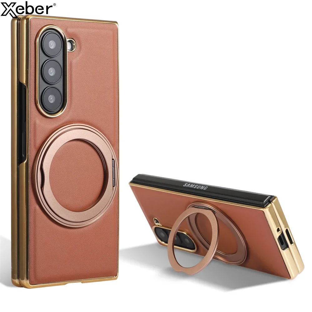 For Magsafe For Samsung Galaxy Z Fold 8 7 6 5 4 3 Case Skin Friendly Leather Magnetic Wireless Charging Rotating Bracket Cover
For Magsafe For Samsung Galaxy Z Fold 8 7 6 5 4 3 Case Skin Friendly Leather Magnetic Wireless Charging Rotating Bracket Cover