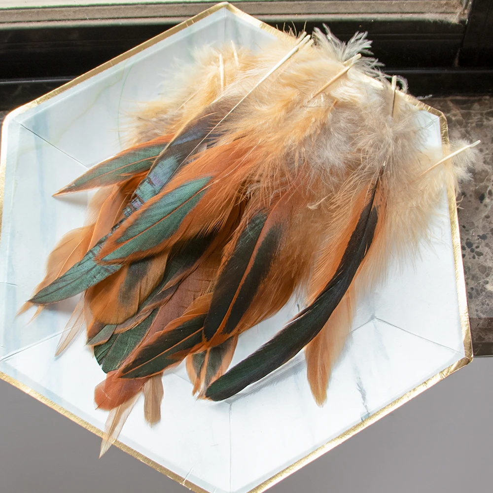 50/100pcs Natural Color Cock Feathers 12-18cm/5-7inch Pheasant Rooster Feather for DIY Crafts Making Jewelry Accessories
50/100pcs Natural Color Cock Feathers 12-18cm/5-7inch Pheasant Rooster Feather for DIY Crafts Making Jewelry Accessories