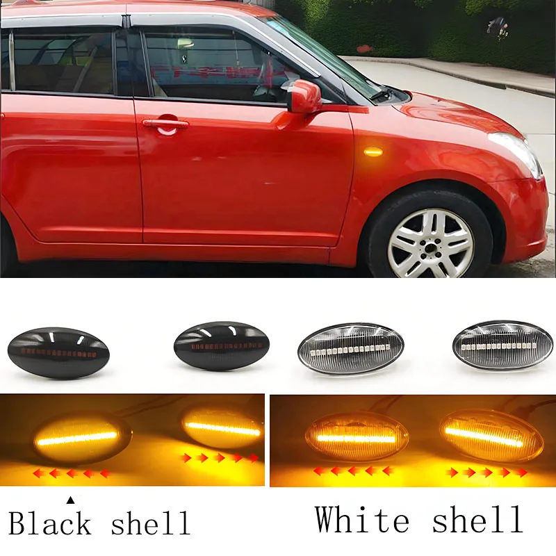 Боковые указатели поворота подходят для Suzuki Swift, Alto, SX4, Vtarai хэтчбек со светодиодными светями.
Боковые указатели поворота подходят для Suzuki Swift, Alto, SX4, Vtarai хэтчбек со светодиодными светями.