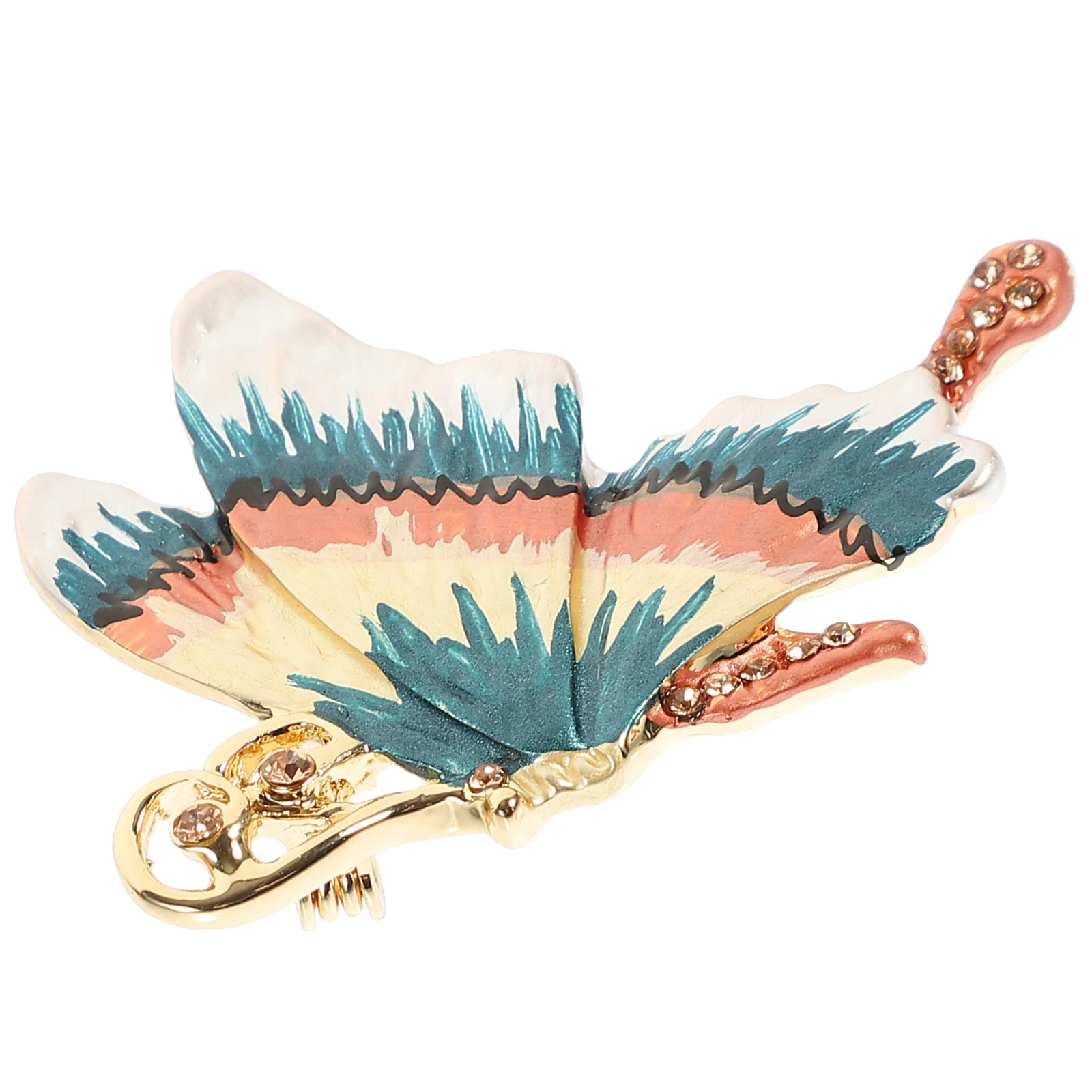 Butterfly Brooch Pin Golden White Enamel Rhinestone Decorative Scarf Hat Clip Lapel Pins Accessories Women Clothes
Butterfly Brooch Pin Golden White Enamel Rhinestone Decorative Scarf Hat Clip Lapel Pins Accessories Women Clothes