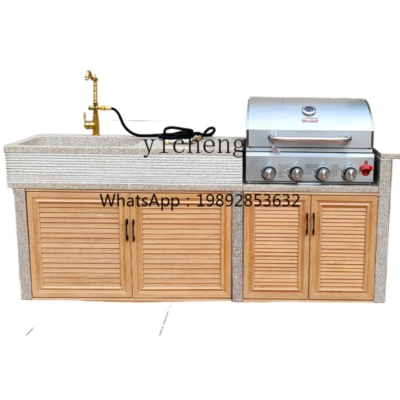 Marble Outdoor Barbecue Table Villa Home Kitchen Integrated Pool
Marble Outdoor Barbecue Table Villa Home Kitchen Integrated Pool
