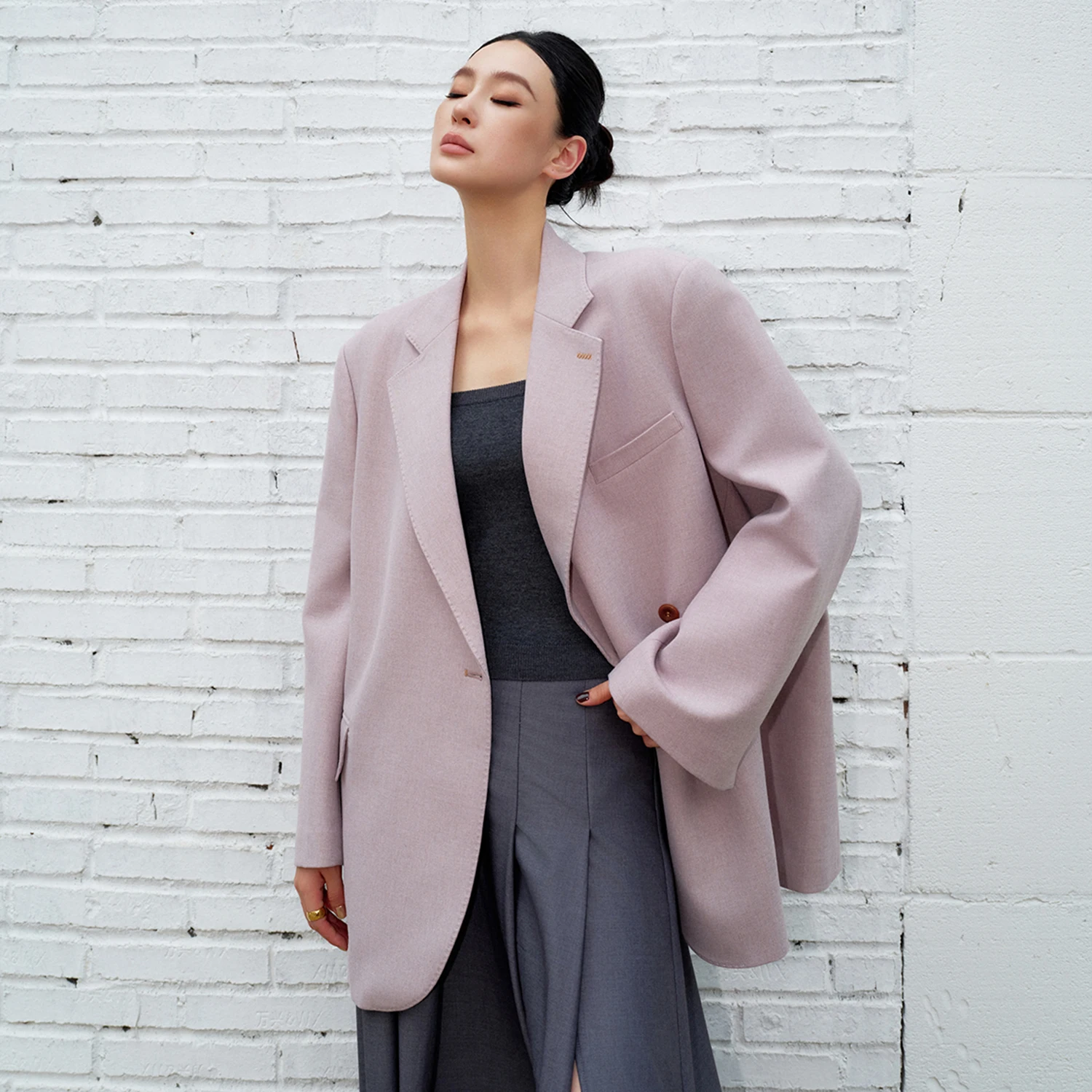 Allingentle Purple Women Blazer Elegant Women's Suit Jacket for Business Party Office Work Outfits Customize
Allingentle Purple Women Blazer Elegant Women's Suit Jacket for Business Party Office Work Outfits Customize