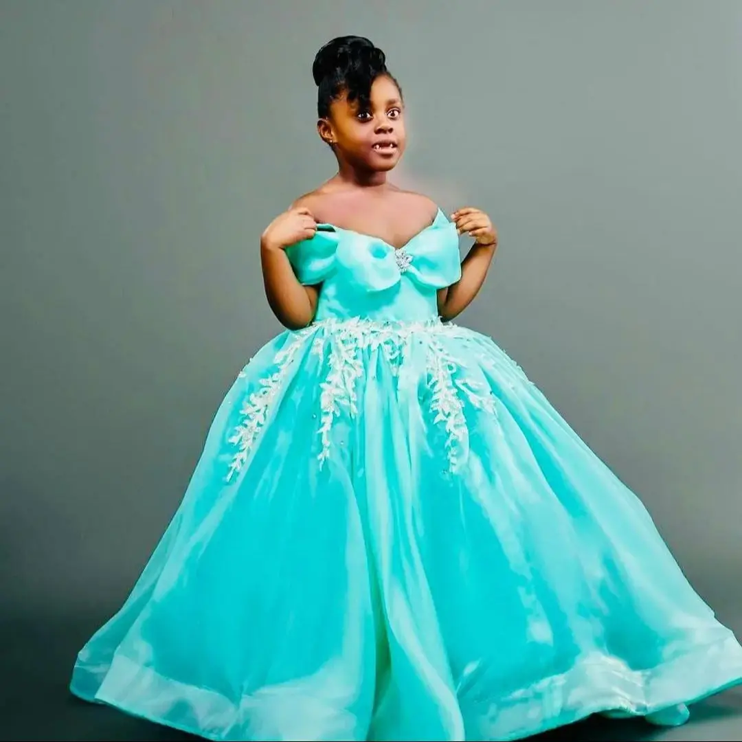 Chic Blue Girl Birthday Dress Princess Ball Gown Flower Girls Dresses Off Shoulder Queens Kids Party Baby Pageant Gowns
Chic Blue Girl Birthday Dress Princess Ball Gown Flower Girls Dresses Off Shoulder Queens Kids Party Baby Pageant Gowns
