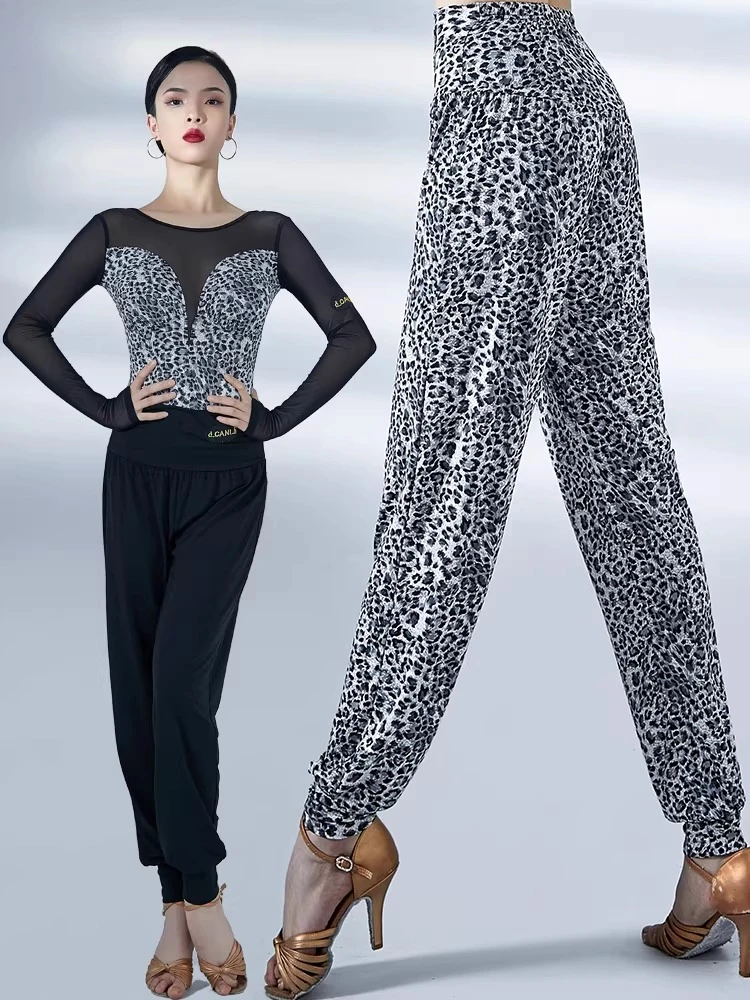 Latin Dance Pants Leopard Print Dance Practice Pants Women's Latin Clothing Leggings National Standard Modern Dance Trousers
Latin Dance Pants Leopard Print Dance Practice Pants Women's Latin Clothing Leggings National Standard Modern Dance Trousers