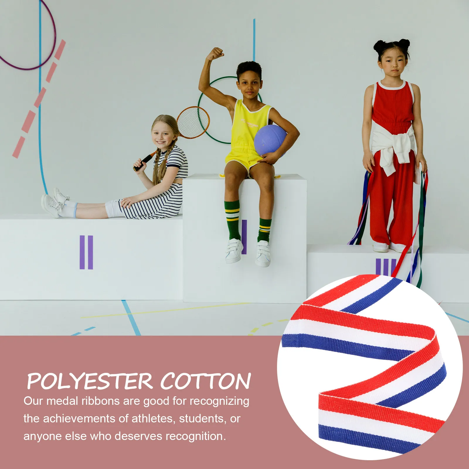 12 шт. лент для медалей на соревнованиях, шнурки для наград на спортивных мероприятиях, многофункциональные ремешки для медалей, ленты для награждения на вечеринках
12 шт. лент для медалей на соревнованиях, шнурки для наград на спортивных мероприятиях, многофункциональные ремешки для медалей, ленты для награждения на вечеринках