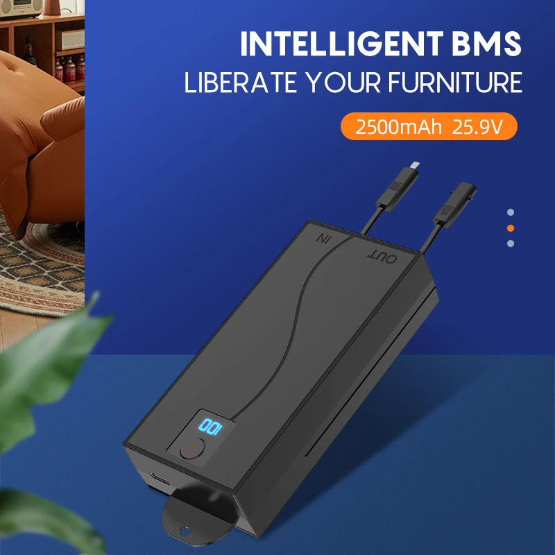 for Lift Recliner Chair Sofa Bed and Height Adjustable Desk Recliner Rechargeable Battery Pack 2500mAh 5000mAh Battery Pack