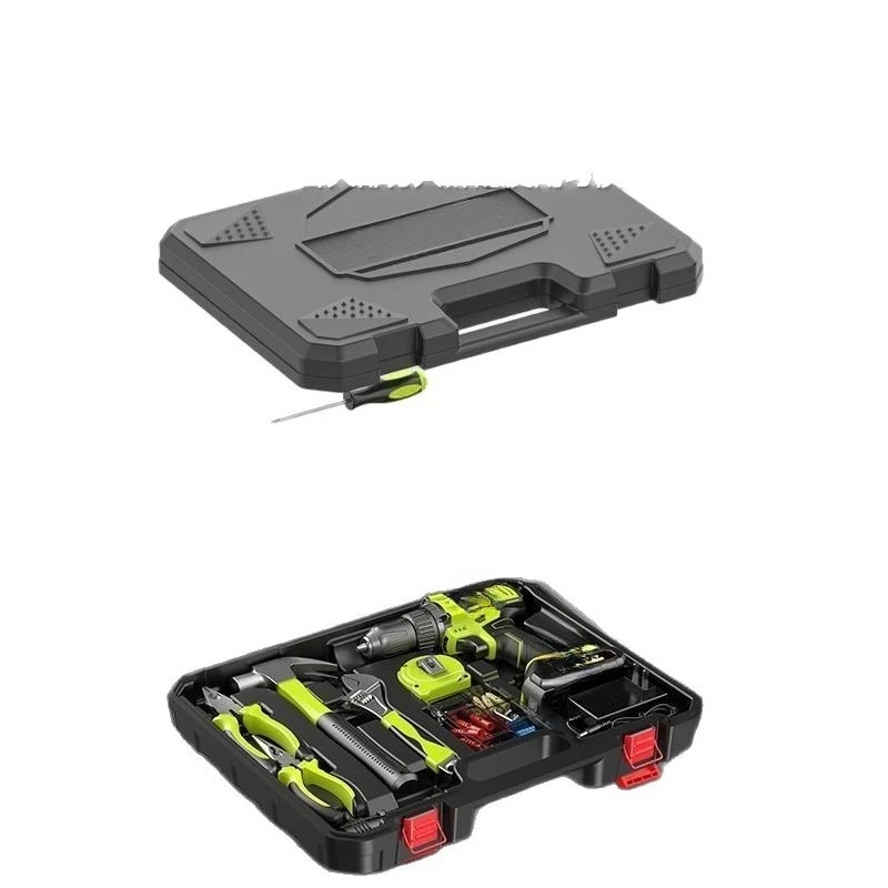 Rechargeable electric drill tool set Hardware, electrician, woodworking special maintenance Multifunctional household
Rechargeable electric drill tool set Hardware, electrician, woodworking special maintenance Multifunctional household