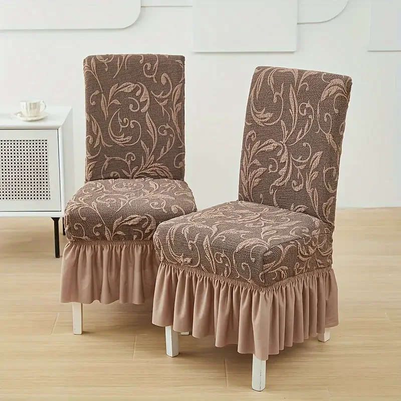 1PC Luxury Elastic Jacquard Knitted Dining Chair Cover with Skirt Edge,perfect for Kitchen,Office,Restaurant and Home Decoration
1PC Luxury Elastic Jacquard Knitted Dining Chair Cover with Skirt Edge,perfect for Kitchen,Office,Restaurant and Home Decoration