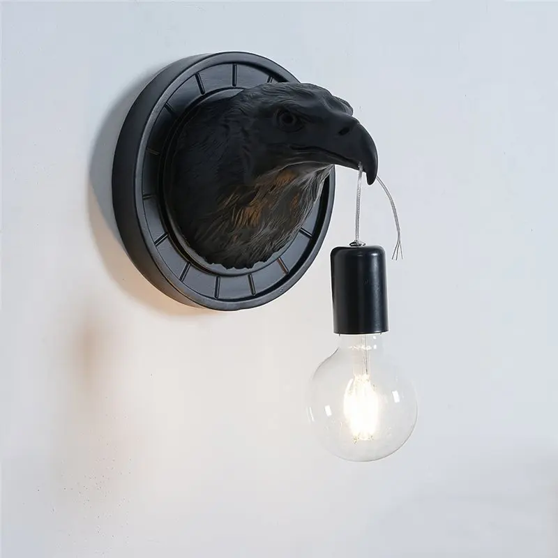 Resin Eagle Head Wall Lamps Art Decorative Bird Lamp Lighting Fixtures LED Wall Sconce Light Home Modern Bald Eagle Wall lights
Resin Eagle Head Wall Lamps Art Decorative Bird Lamp Lighting Fixtures LED Wall Sconce Light Home Modern Bald Eagle Wall lights
