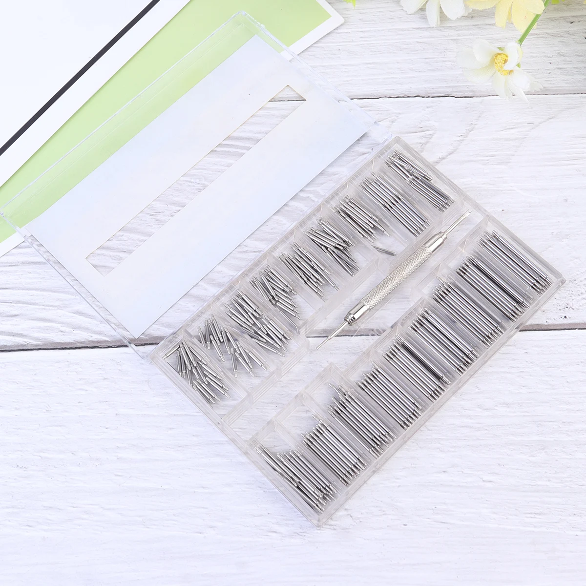 Metal Band Repair Pin Remover Spring Bar Fitting Easy Open Watch Strap Adjustment Ear Tool Box for Watch Repairing
Metal Band Repair Pin Remover Spring Bar Fitting Easy Open Watch Strap Adjustment Ear Tool Box for Watch Repairing