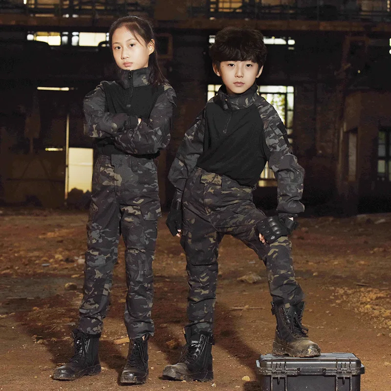 HAN WILD Outdoor G3 Детская тактическая одежда Костюм лягушки Детский CS Военная тренировочная камуфляжная рубашка с длинными рукавами и брюками Комплект
HAN WILD Outdoor G3 Детская тактическая одежда Костюм лягушки Детский CS Военная тренировочная камуфляжная рубашка с длинными рукавами и брюками Комплект