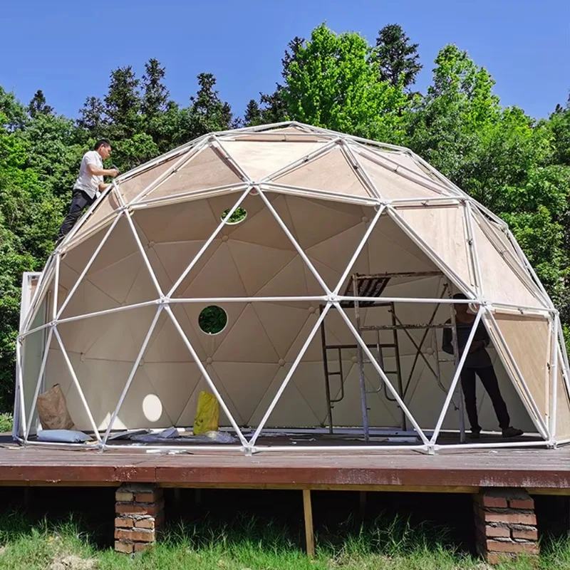 【Best-selling】FEAMONT Roof Pvc Heated Eco Prefab Transparent Geodesic Dome Hotel Glamping Tent House Desert Round Dome Tent For
【Best-selling】FEAMONT Roof Pvc Heated Eco Prefab Transparent Geodesic Dome Hotel Glamping Tent House Desert Round Dome Tent For