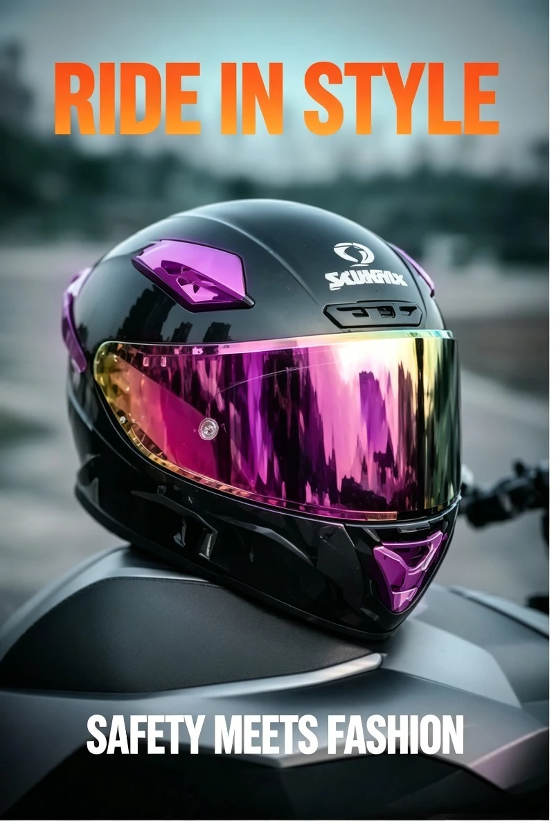 SOMAN X8 Full Face Helmet Carbon Fiber Motorcycle Helmet DOT Certified Men Women Street Racing Motorbike Helmet Safety Riding
SOMAN X8 Full Face Helmet Carbon Fiber Motorcycle Helmet DOT Certified Men Women Street Racing Motorbike Helmet Safety Riding