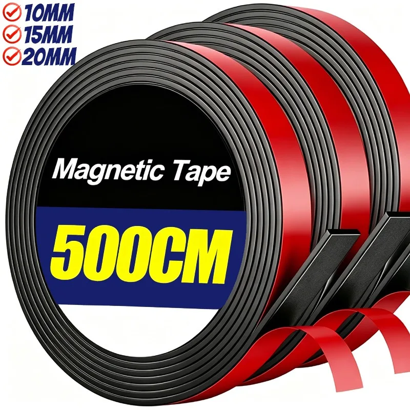 500/100cm Self Adhesive Magnetic Tape Soft Magnet Rubber Strips for Fridge Wall Window DIY Photo Poster Fixing Tapes Storager
500/100cm Self Adhesive Magnetic Tape Soft Magnet Rubber Strips for Fridge Wall Window DIY Photo Poster Fixing Tapes Storager