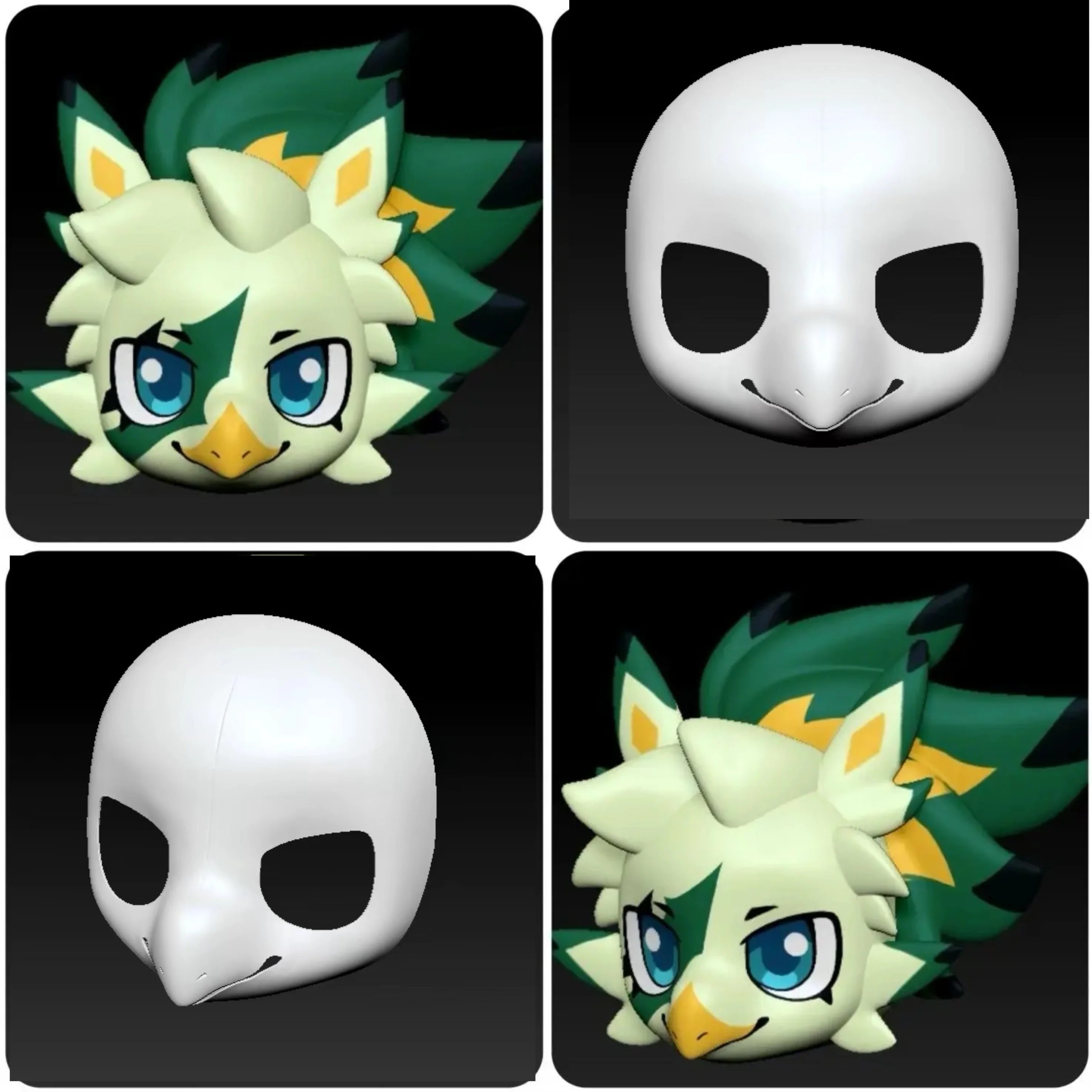 Kemono Base Mask Birds Cosplay Fursuit Kig Serie Beast Suit 3D Printed Universal Skull Costume DIY Accessories
Kemono Base Mask Birds Cosplay Fursuit Kig Serie Beast Suit 3D Printed Universal Skull Costume DIY Accessories