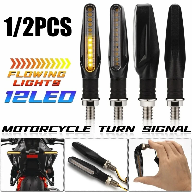 1/2PCS Motorcycle Turn 12 LED High Bright Amber Turn Signal Sequential Signals Blinker Flowing Brake Lamps Motorcycle Light
1/2PCS Motorcycle Turn 12 LED High Bright Amber Turn Signal Sequential Signals Blinker Flowing Brake Lamps Motorcycle Light