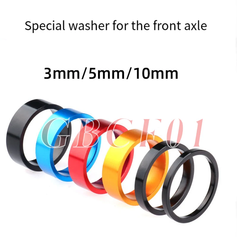 Bicycle Fork Spacer Mountain Bike Stem Spacer Aluminum Spacer Ring Universal Colors 5/3/10mm BIack Red Orange
Bicycle Fork Spacer Mountain Bike Stem Spacer Aluminum Spacer Ring Universal Colors 5/3/10mm BIack Red Orange