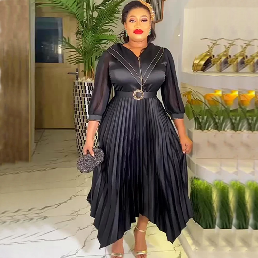 African Dresses For Women Autumn Dashiki Patchwork Print Pleated African Clothes Big Size Africa Clothing Christmas Robe Dress
African Dresses For Women Autumn Dashiki Patchwork Print Pleated African Clothes Big Size Africa Clothing Christmas Robe Dress