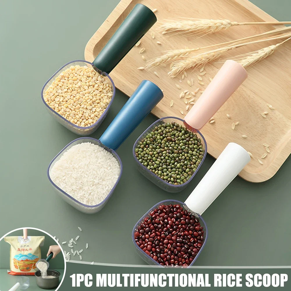 Newly Kitchen Rice Spoon Multi-Function Grain Flour Spoon with Scale Large Capacity Easy To Wash ABS Material with Handle
Newly Kitchen Rice Spoon Multi-Function Grain Flour Spoon with Scale Large Capacity Easy To Wash ABS Material with Handle