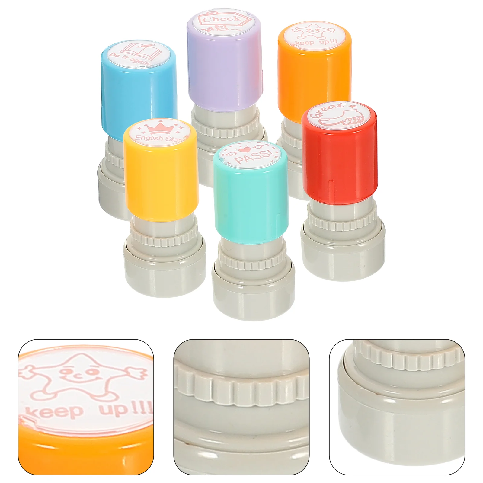 6 Pcs Stamps English Comment Classroom Supplies Teacher Self Inking Primary School
6 Pcs Stamps English Comment Classroom Supplies Teacher Self Inking Primary School