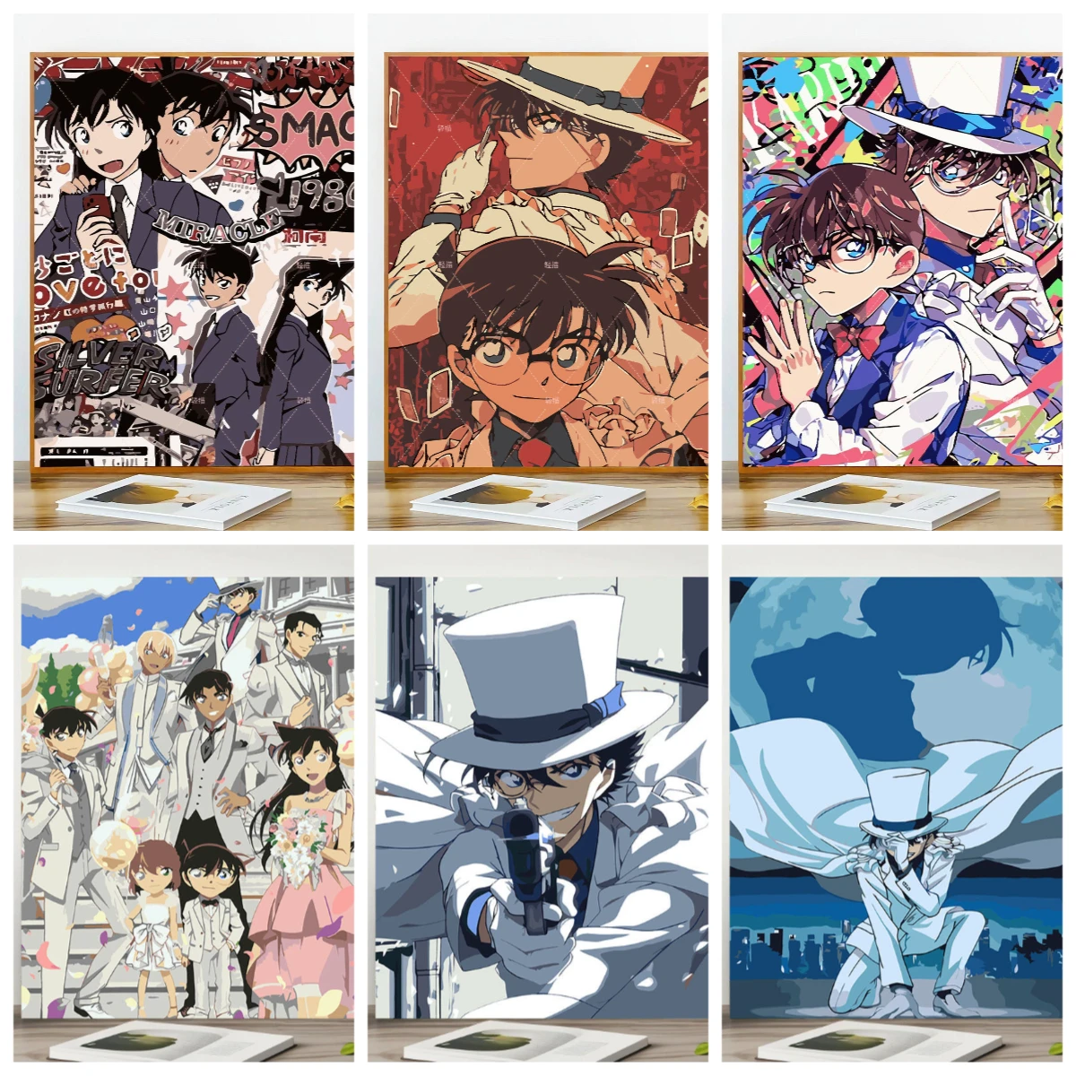 1pc frameless DIY Digital Oil Painting Monster Kidd Detective Conan Digital Oil Painting Fill Paint Painting Painting Hell Frame
1pc frameless DIY Digital Oil Painting Monster Kidd Detective Conan Digital Oil Painting Fill Paint Painting Painting Hell Frame