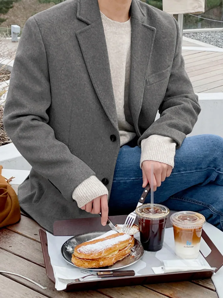 Wool Blend Jacket Man Aesthetic Mens Techwear Functional Practical Utility Outdoors Adventure Travel Hiking Camping Trekking Ins
Wool Blend Jacket Man Aesthetic Mens Techwear Functional Practical Utility Outdoors Adventure Travel Hiking Camping Trekking Ins