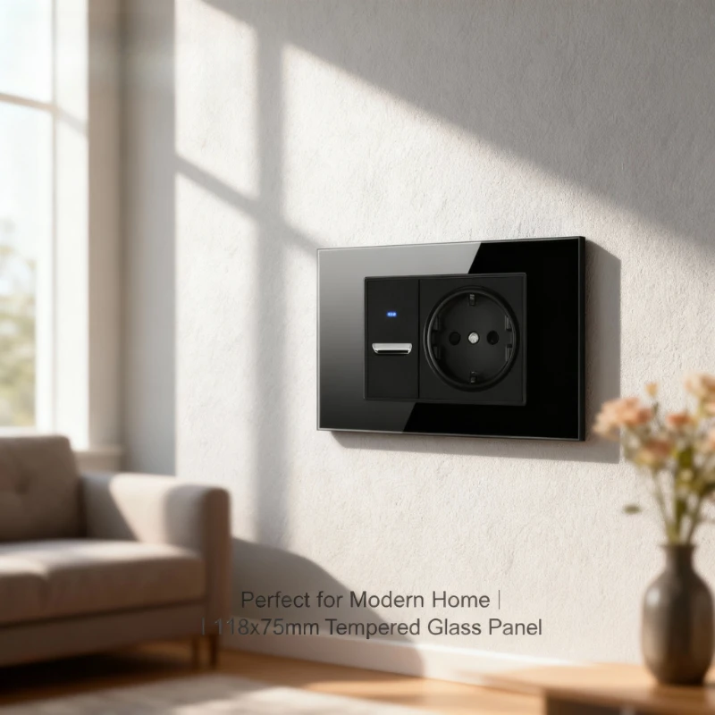 Тип 118 белая настенная розетка из закаленного стекла, комбинированная розетка 20 А, стандартная розетка Бразилии, 118x75 мм с двумя портами USB 
Тип 118 белая настенная розетка из закаленного стекла, комбинированная розетка 20 А, стандартная розетка Бразилии, 118x75 мм с двумя портами USB