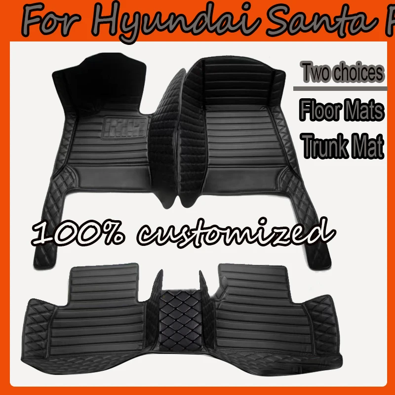 Leather Car Floor Mats For Hyundai Santa Fe DM NC 2013~2018 7 Seater Waterproof Pads Car Mat Carpet Tapetes Para Car Accessories
Leather Car Floor Mats For Hyundai Santa Fe DM NC 2013~2018 7 Seater Waterproof Pads Car Mat Carpet Tapetes Para Car Accessories