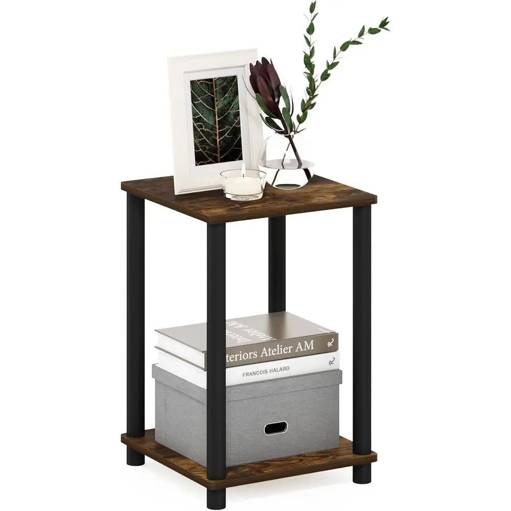 2-Tier Square End Table with Open Shelf, Tool Night Stand, Bed Table, or Living Room, Bedroom, Amber Pine
2-Tier Square End Table with Open Shelf, Tool Night Stand, Bed Table, or Living Room, Bedroom, Amber Pine
