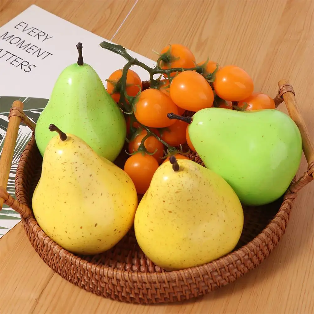 5PCS Home Decoration Realistic Simulation Pear DIY Mini Fake Fruits Classic Portable Artificial Fruit Christmas Decoration
5PCS Home Decoration Realistic Simulation Pear DIY Mini Fake Fruits Classic Portable Artificial Fruit Christmas Decoration