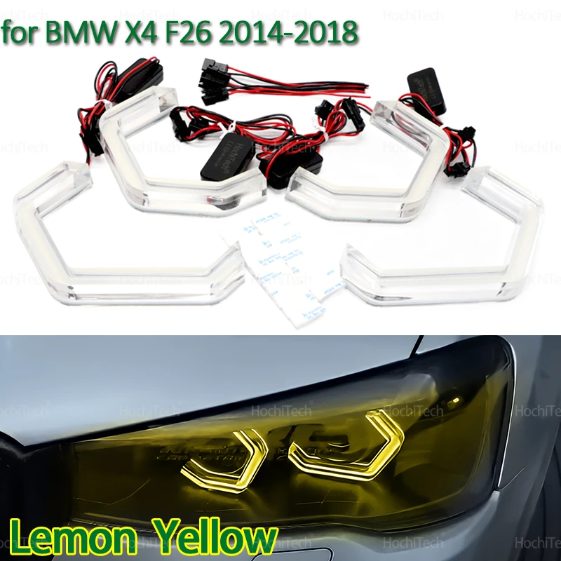 LED Crystal Angel eyes Ring M4 Style DRL DTM Shape Light White Yellow for BMW X4 F26 14-18 XDrive20i 28i 35i M40i 20d 30d 35d
LED Crystal Angel eyes Ring M4 Style DRL DTM Shape Light White Yellow for BMW X4 F26 14-18 XDrive20i 28i 35i M40i 20d 30d 35d