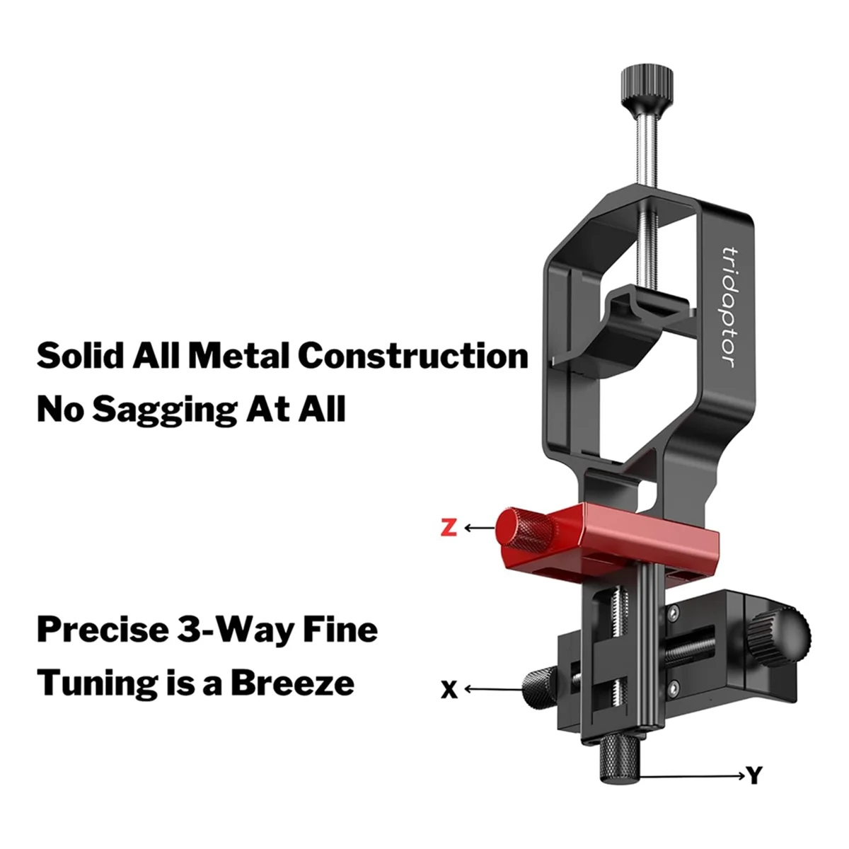 A02R Universal Digiscoping Adapter Phone to Telescope 3-Axis Holder Mount for Binocular Monocular Microscope Phone Camera
A02R Universal Digiscoping Adapter Phone to Telescope 3-Axis Holder Mount for Binocular Monocular Microscope Phone Camera