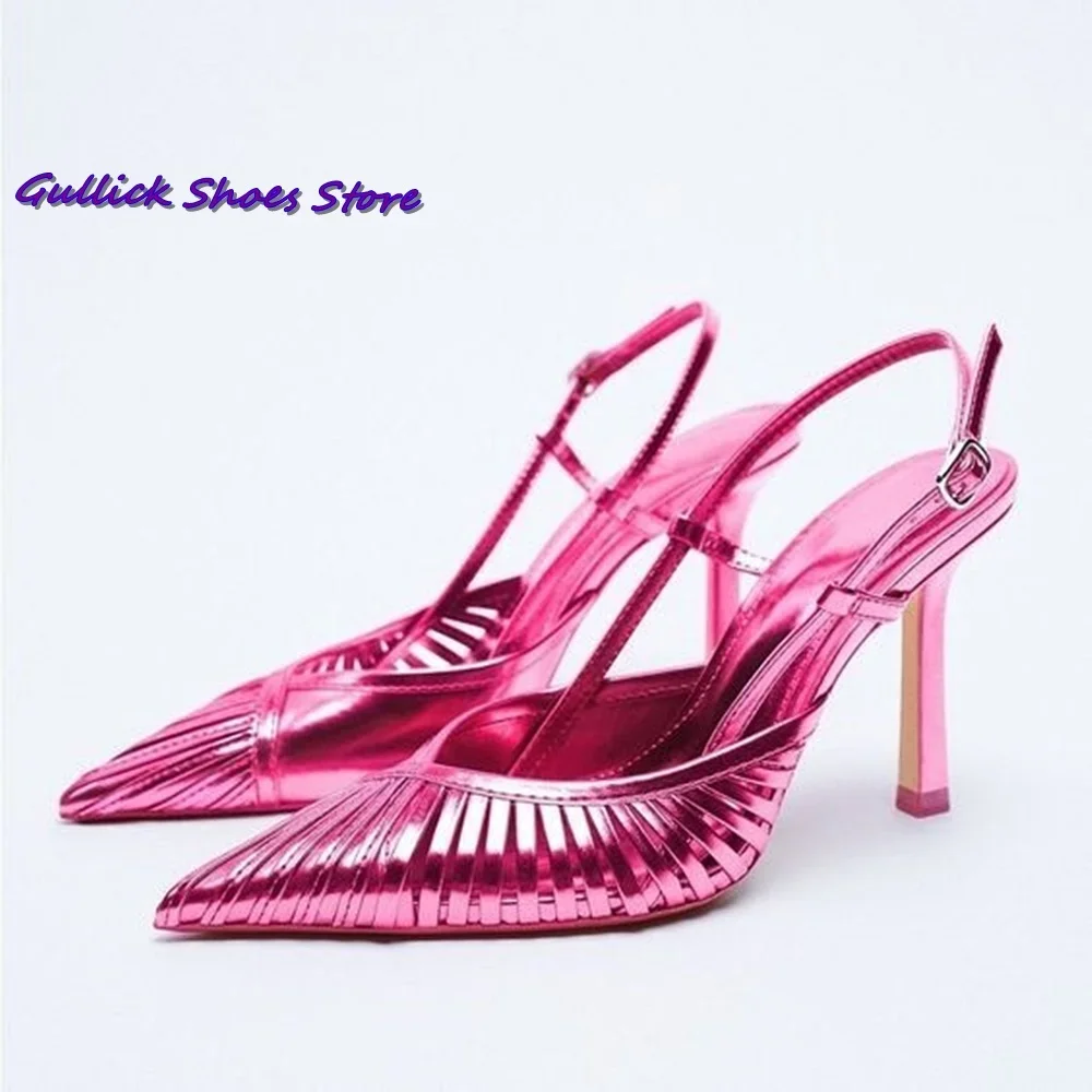 Gullick Red Golden Pumps Shallow Pointed Toe Stiletto High Heel Buckle Strap Women Dating Fashion Outwear All-Match Shoes
Gullick Red Golden Pumps Shallow Pointed Toe Stiletto High Heel Buckle Strap Women Dating Fashion Outwear All-Match Shoes