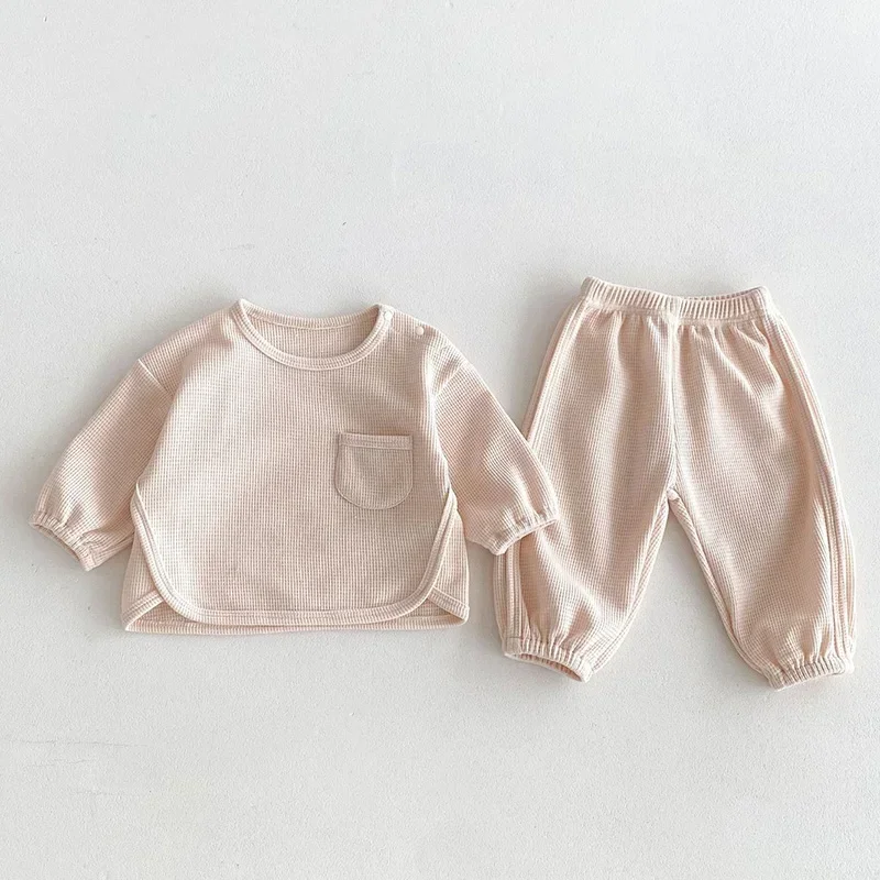 2025 New Spring Korean Style 0-4Yrs Children Clothes Set Long Sleeve Cotton Solid Color T-shirt+Pants Toddler Baby Clothes Suit
2025 New Spring Korean Style 0-4Yrs Children Clothes Set Long Sleeve Cotton Solid Color T-shirt+Pants Toddler Baby Clothes Suit