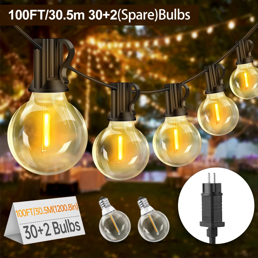 Multiple Specifications Outdoor String Lights LED G40 Patio Garland Lamp Wedding Street Camping Garden Party Decoration Lights
Multiple Specifications Outdoor String Lights LED G40 Patio Garland Lamp Wedding Street Camping Garden Party Decoration Lights