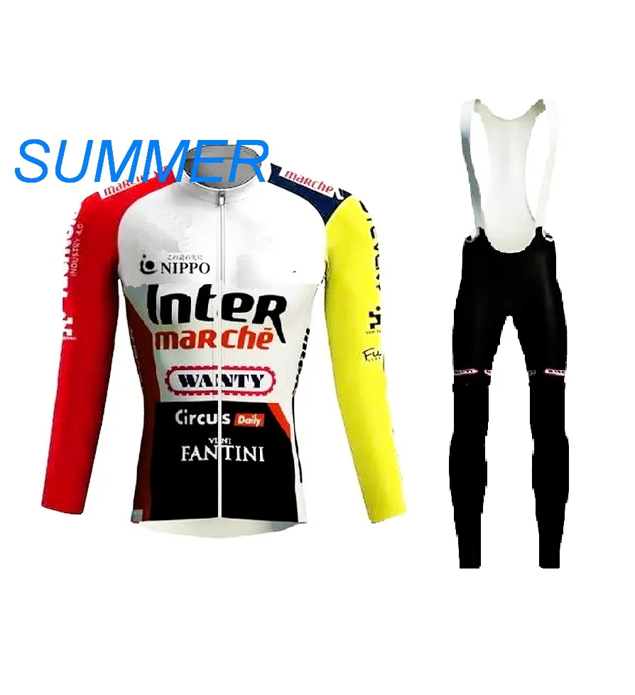 SPRING SUMMER 2025 INTERMARCHÉ-WANTY TEAM Cycling Jersey Long Sleeve Bicycle Clothing With Bib PANTS Ropa Ciclismo
SPRING SUMMER 2025 INTERMARCHÉ-WANTY TEAM Cycling Jersey Long Sleeve Bicycle Clothing With Bib PANTS Ropa Ciclismo