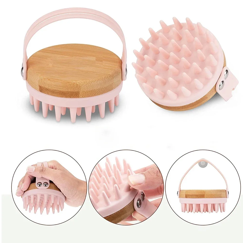New Scalp Massager Shampoo Brush Wooden Wet and Dry Hair Scalp Care Brush Shower Brush Scalp Scrubber Exfoliator Body Massager
New Scalp Massager Shampoo Brush Wooden Wet and Dry Hair Scalp Care Brush Shower Brush Scalp Scrubber Exfoliator Body Massager