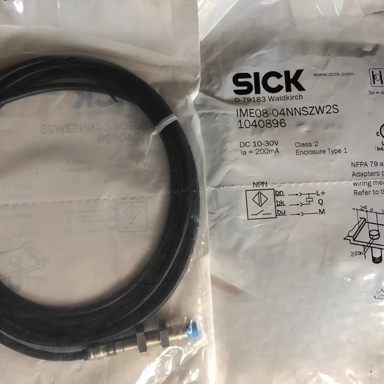 IME08-04NNSZW2S IM08-04NNS-ZW1 New original German SICKs proximity switch
IME08-04NNSZW2S IM08-04NNS-ZW1 New original German SICKs proximity switch