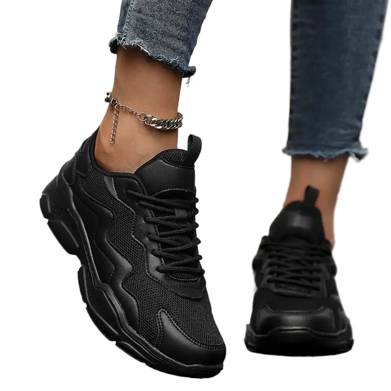 Mesh breathable versatile casual shoes black sneakers for men and women lightweight 2026
Mesh breathable versatile casual shoes black sneakers for men and women lightweight 2026