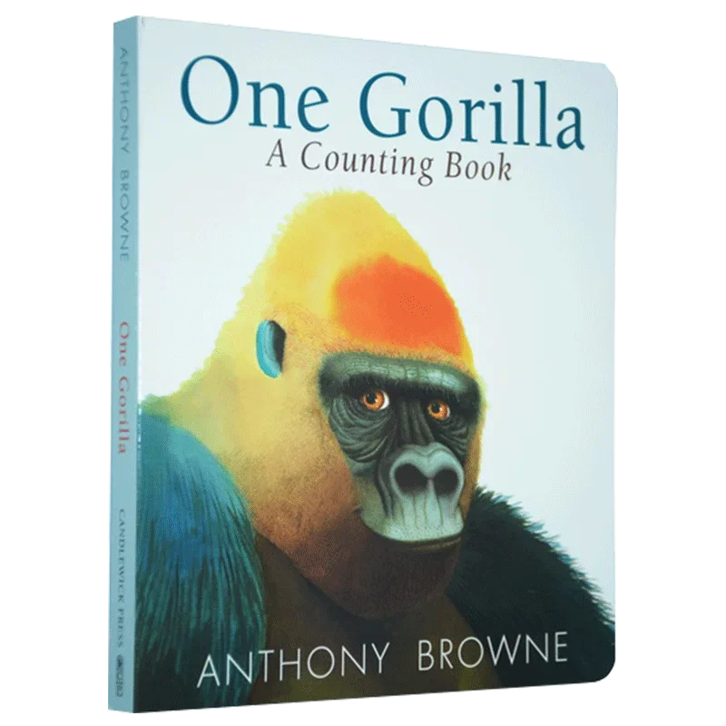 One Gorilla A Counting Book, Anthony Browne, Baby Children's books aged 1 2 3, English picture book, 9780763679156
One Gorilla A Counting Book, Anthony Browne, Baby Children's books aged 1 2 3, English picture book, 9780763679156