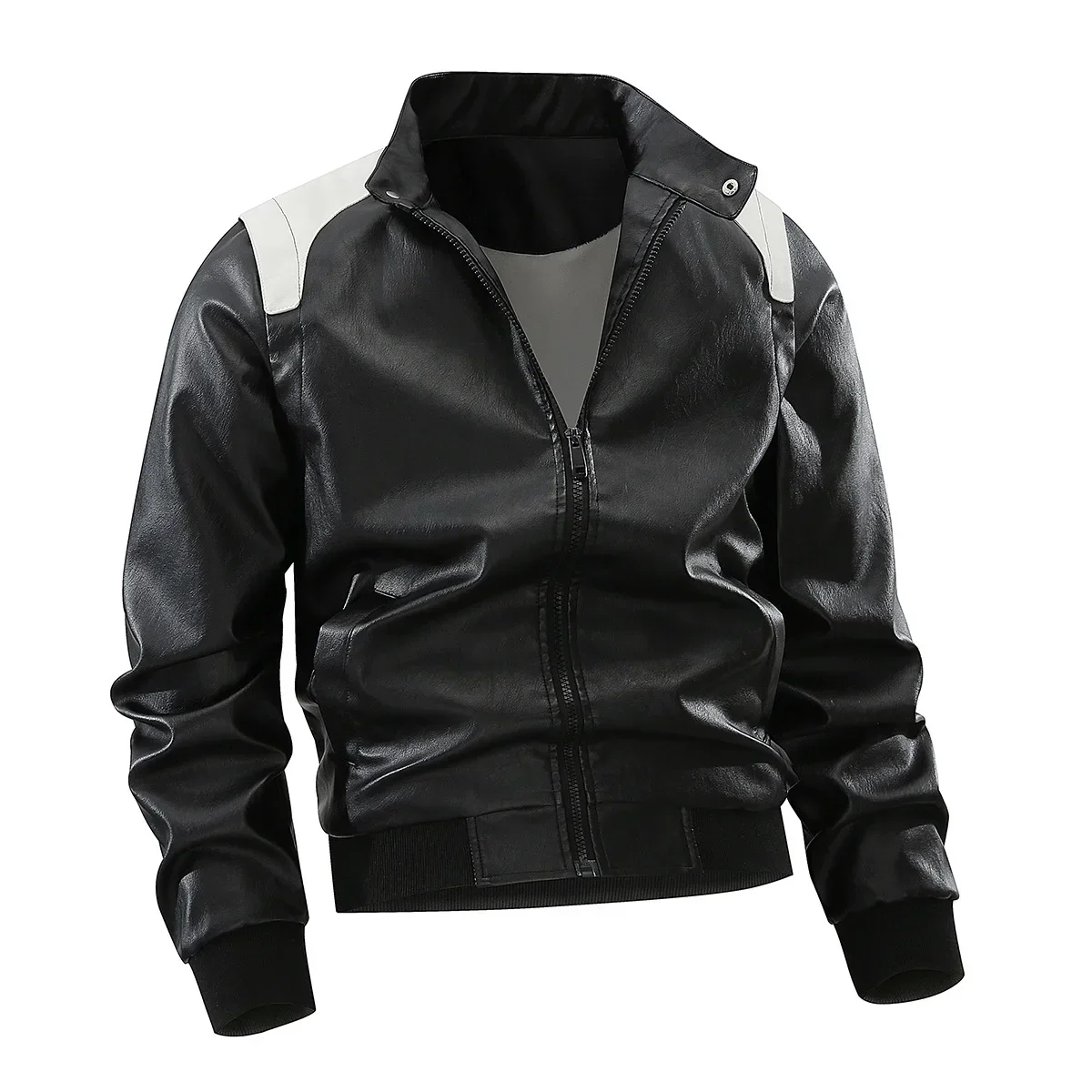 Boys US Size Baseball Jacket PU Leather Layered Long Sleeve Male Faux Leather Black Coat Plus Size Men Zipper Bomber Jackets 4xl
Boys US Size Baseball Jacket PU Leather Layered Long Sleeve Male Faux Leather Black Coat Plus Size Men Zipper Bomber Jackets 4xl